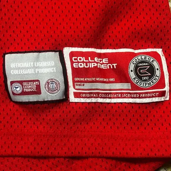 Colosseum Mens XL Wisconsin Badgers #27 Football Jersey Red White NCAA - Picture 9 of 9